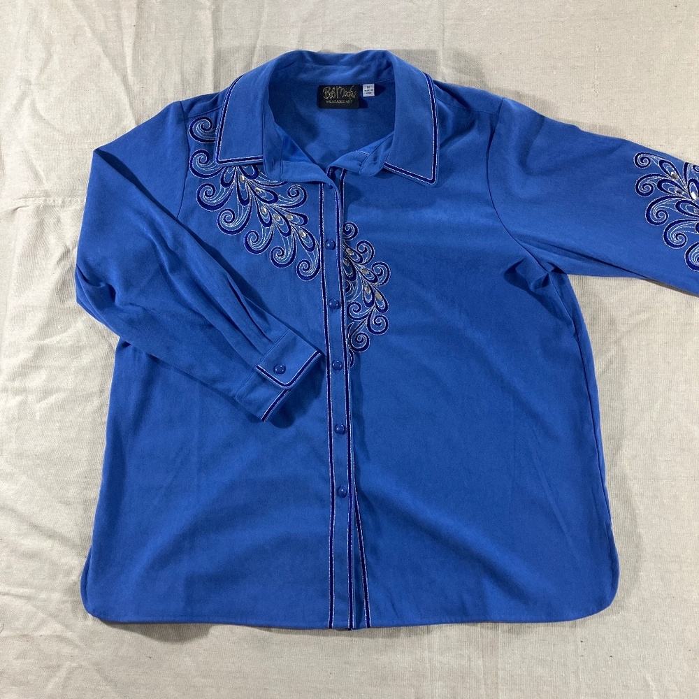 Bob Mackie Wearable Art Shirt - image 1